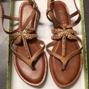 GIANNI BINI butterfly sandals
